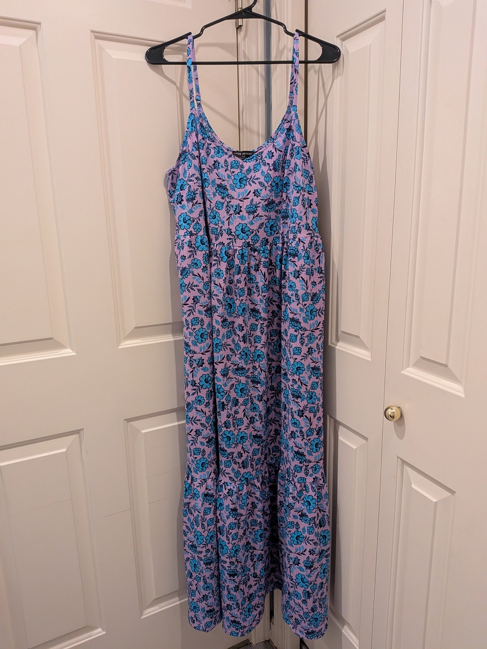 Lane Bryant 14/16 Maxi Dress with Floral Print